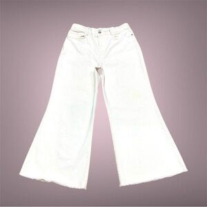 Frame Le Palazzo Crop Wide Leg  Jeans 32x28 Stretch Denim Like New without tags